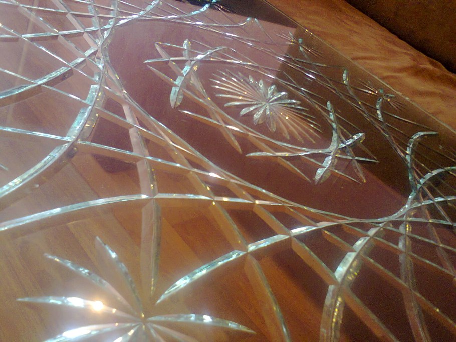 Пескоструйная гравировка на стекле