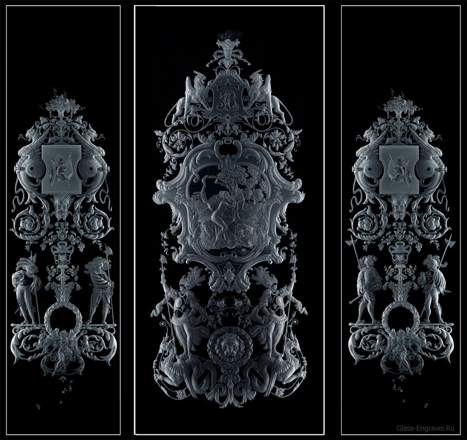 Варианты гравировки на стекле