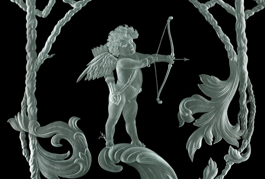 Ручная гравировка на стекле