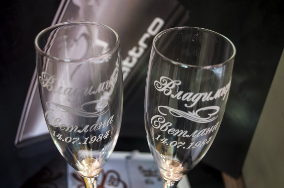 Гравировка на стекле