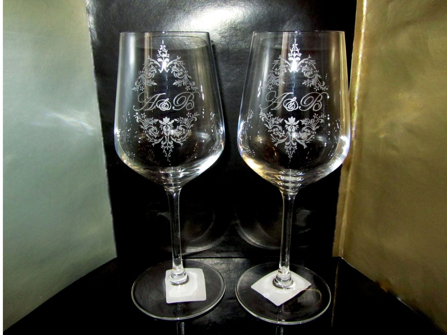 Гравировка по стеклу цветы