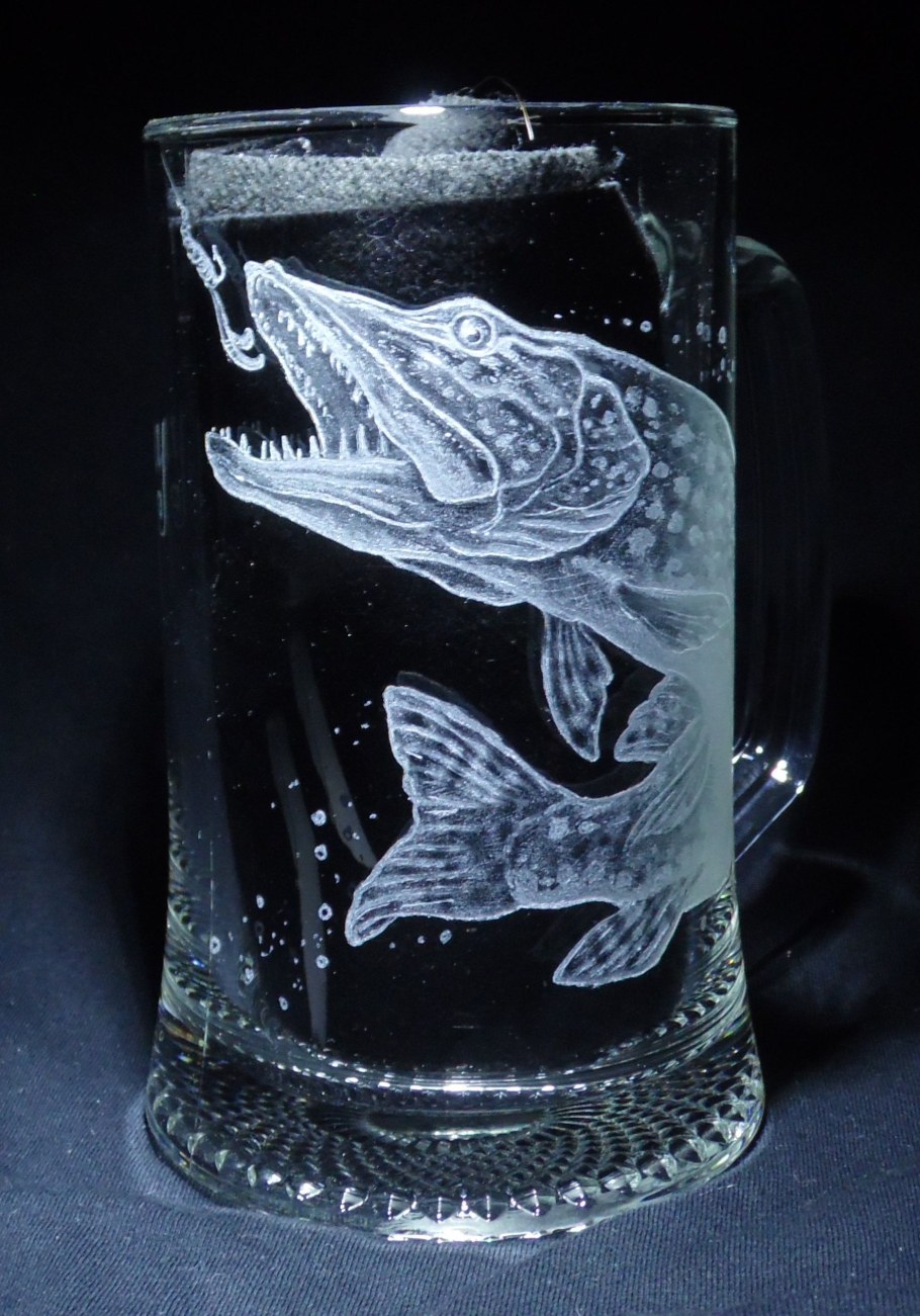 Матирование стеклянной посуды