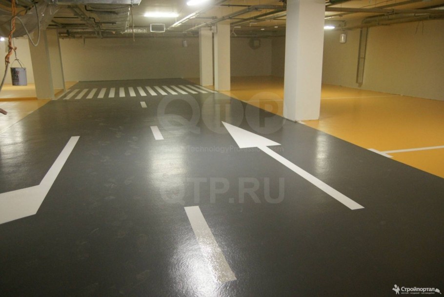 Полиуретан-цементный наливной пол