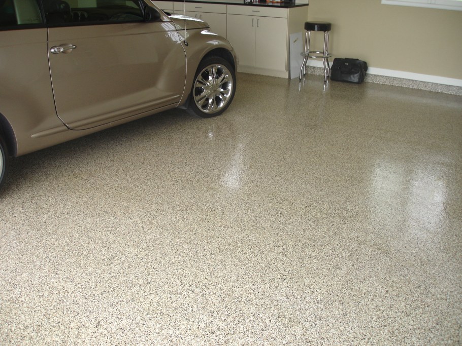 Наливной пол гараж полимер