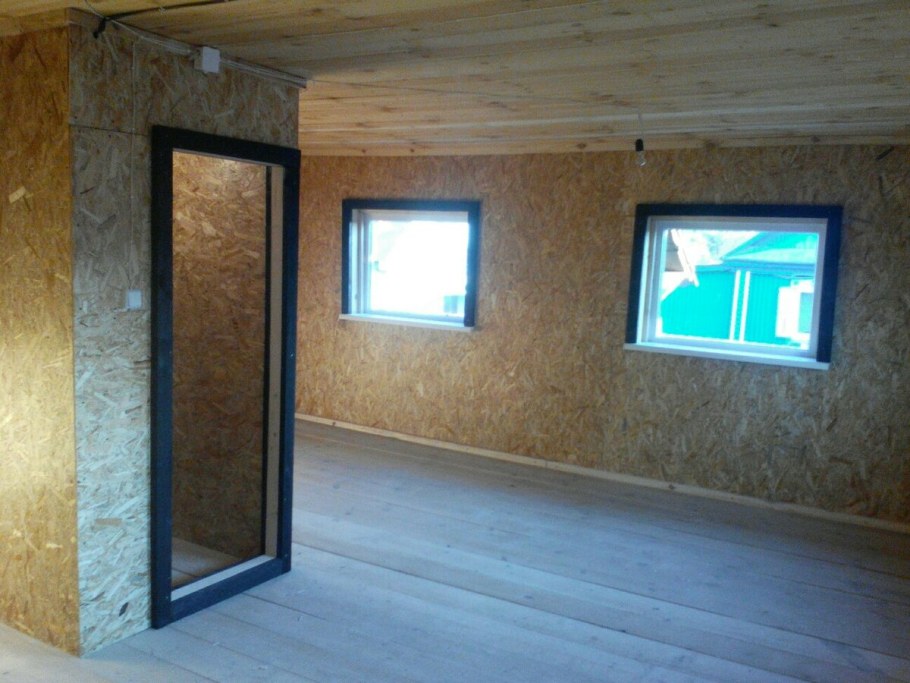 OSB 9мм обшиваем