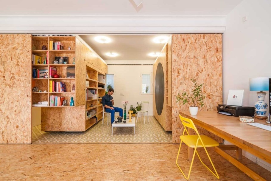 ОСП – ориентированно-стружечная плита в интерьере