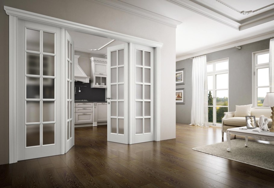 Раздвижные классические двери