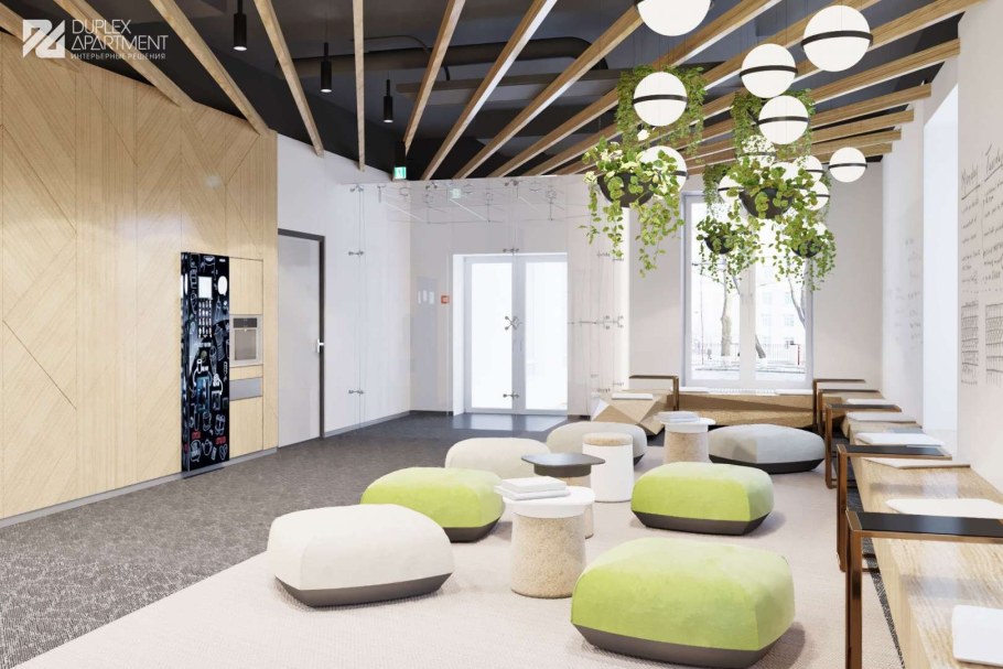 Зона отдыха в офисе