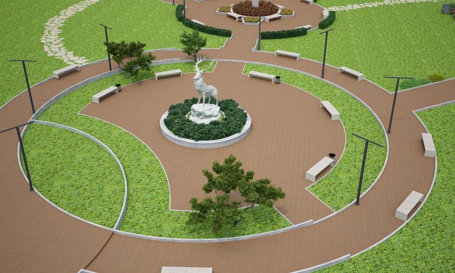 Проект благоустройства территории