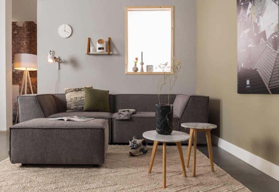 Диван Кинг шенилл бежевый