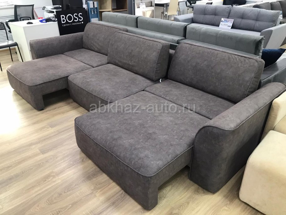 Диван Boss Max угловой ALKANTARA