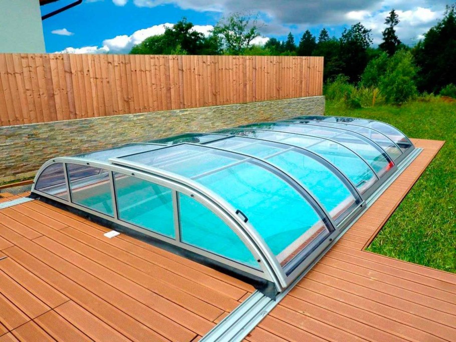 Навес для бассейна на зиму