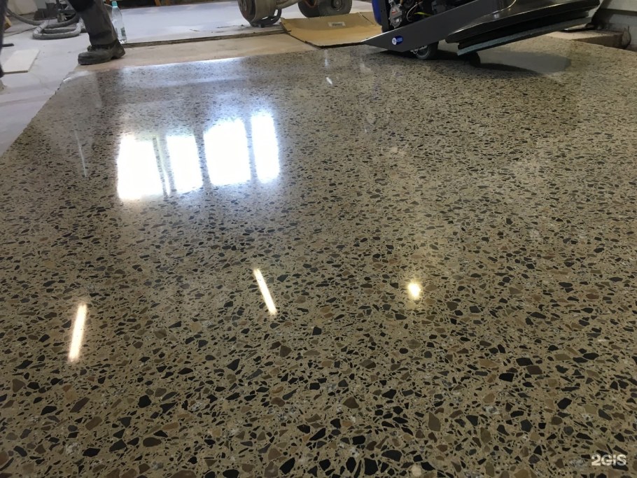 Чем шлифовать наливной пол