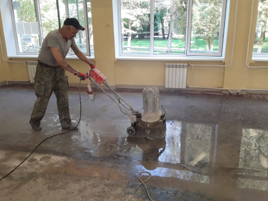 Шлифовка бетонных полов