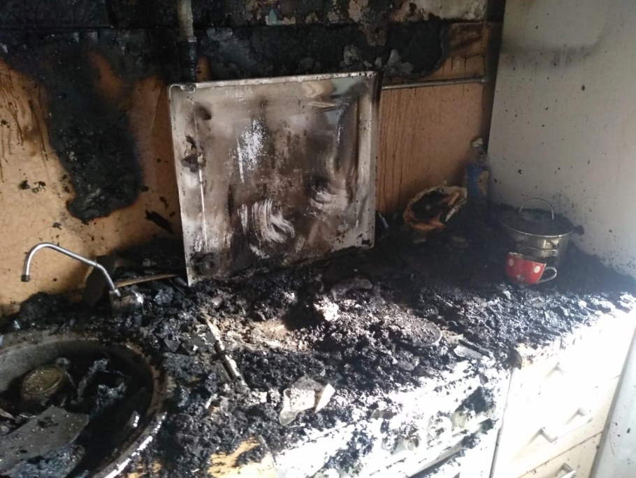 Пожар в вентиляции ресторана