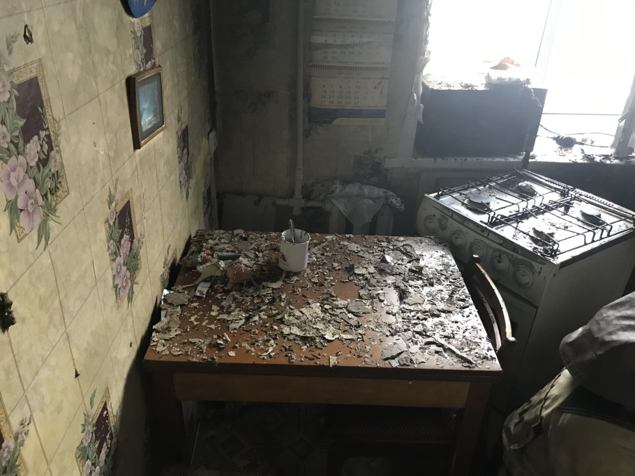 Кухня после пожара