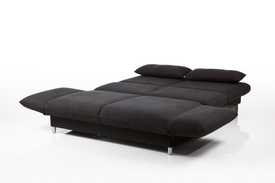 Диван трансформер черный