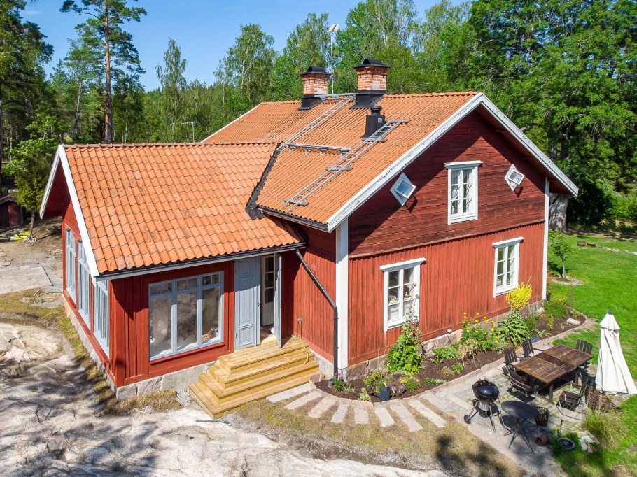 Шведский деревенский дом