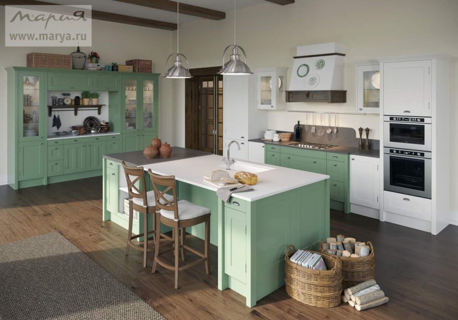 Кухни Мария Adele зеленая
