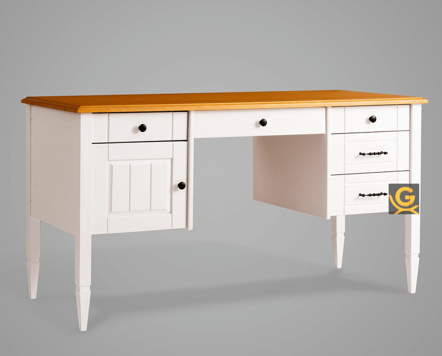 Стол компьютерный Рубин 1521х500х1700 венге/дуб Млечный