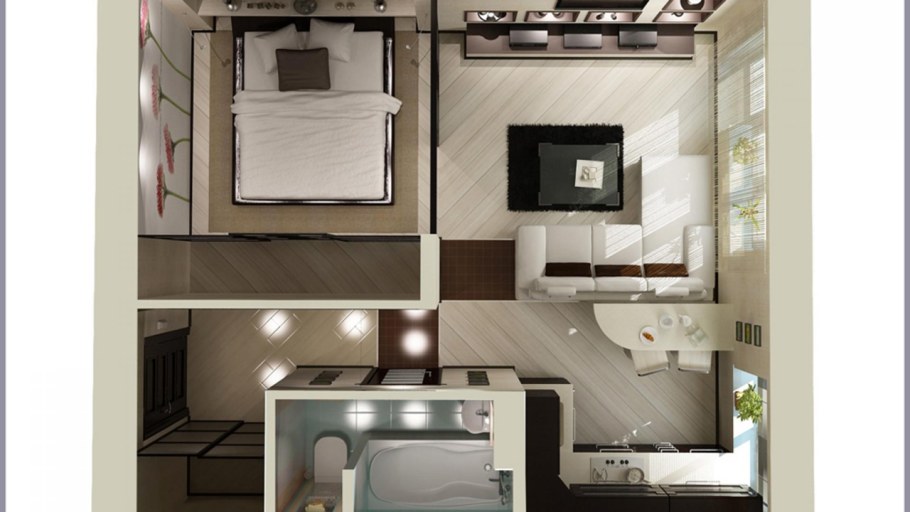 Планировка однушки хрущевки 30 кв.м