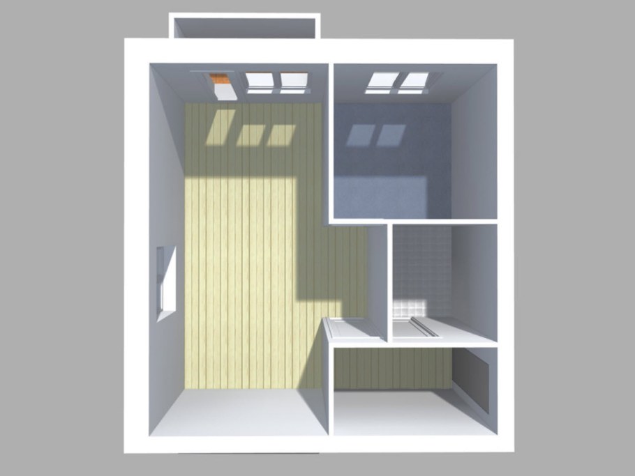 Перепланировка хрущевки в студию 31м2