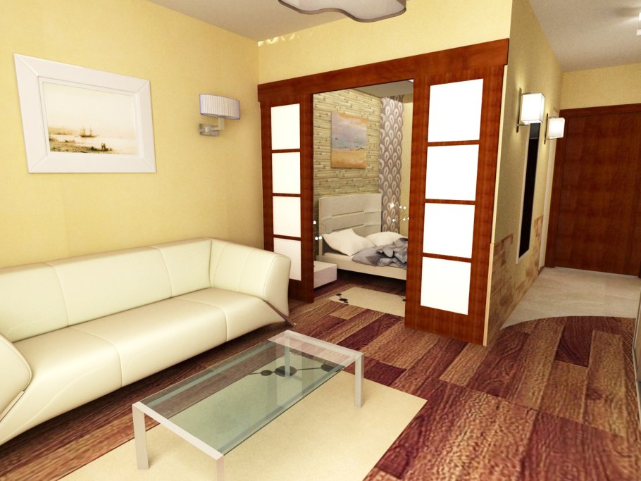 Перепланировка однокомнатной квартиры