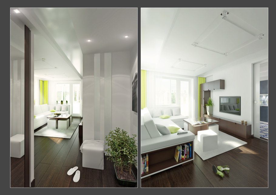 Расстановка мебели в однокомнатной хрущевке без перепланировки