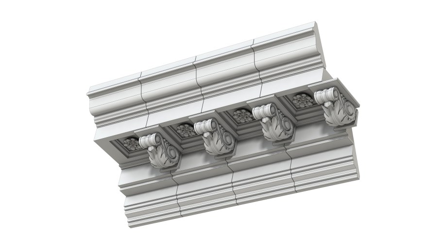 Построение капители Коринфского ордера