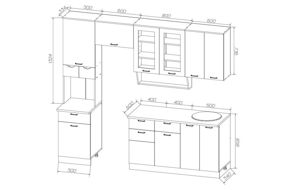 Кухня на 1700 мм на 2000м
