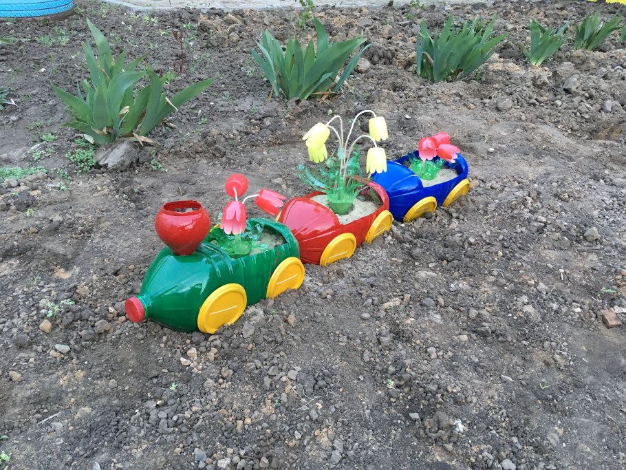 Хранение из пластиковых канистр