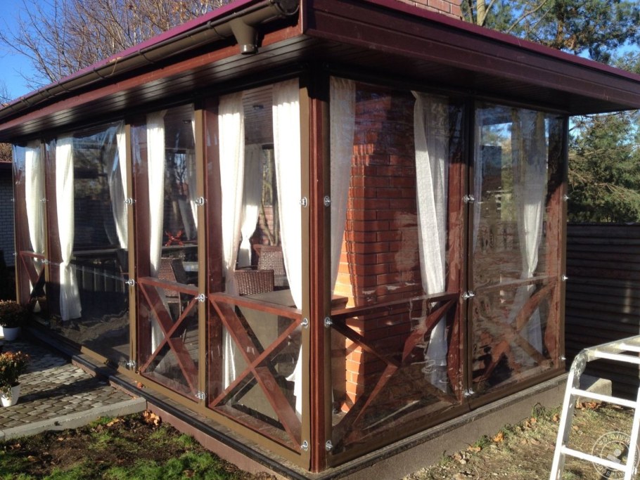 Мягкие окна для веранды