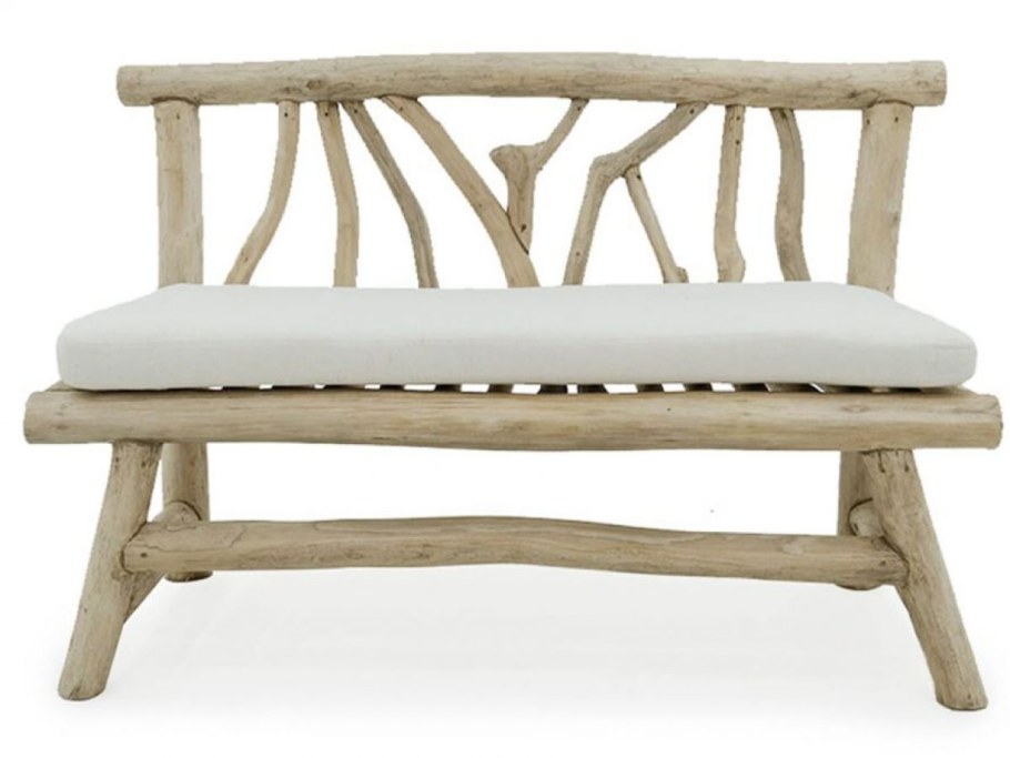 Дерево скамейка из тика