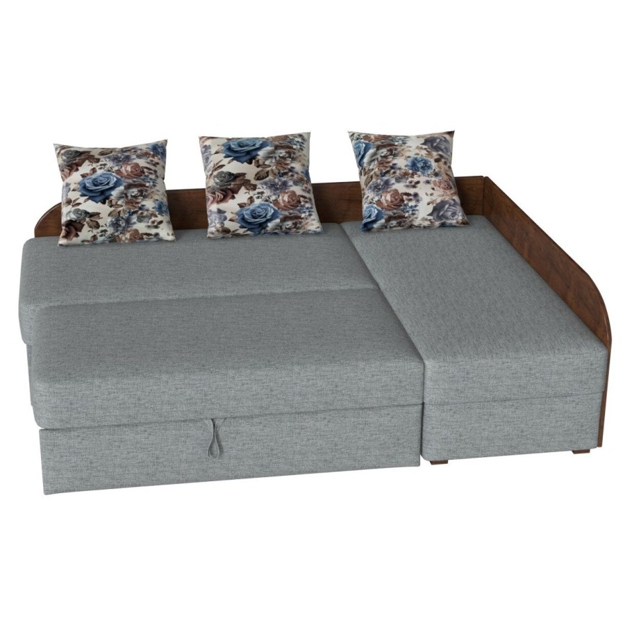 Угловой диван Консул (Мадагаскар 06 (серый), левый)