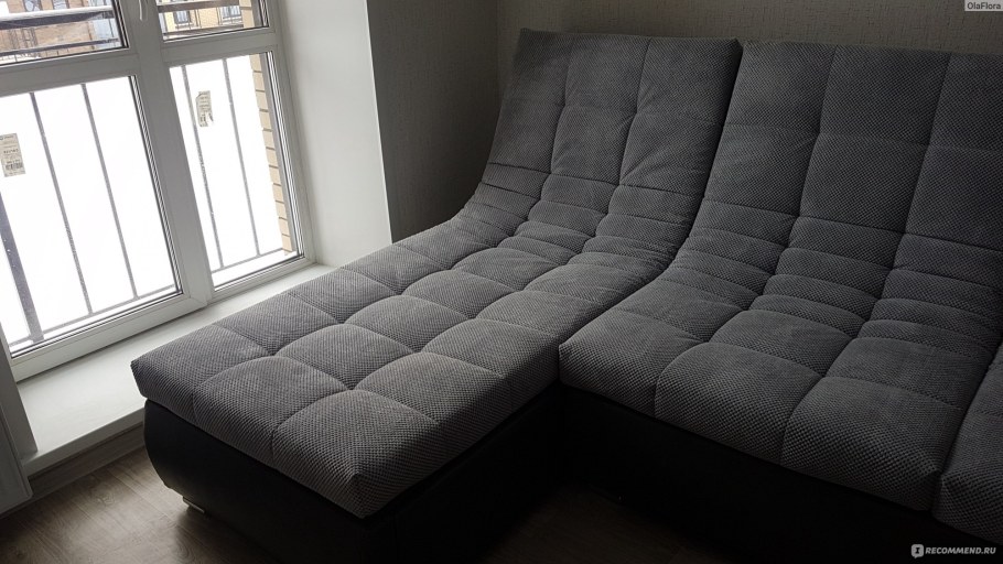 Диван серый 200 см