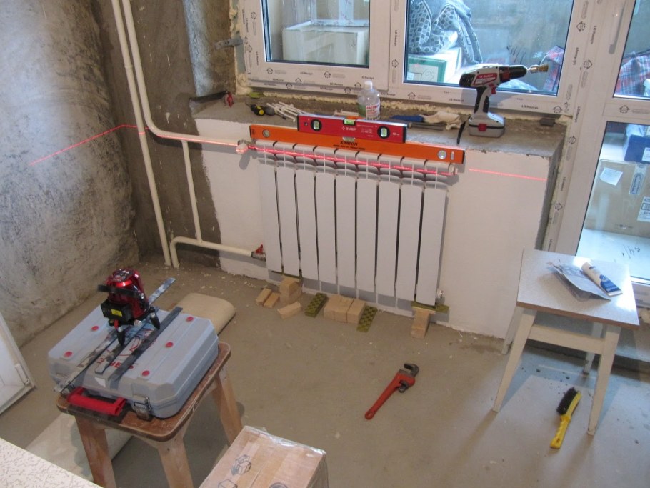 Трубы отопления в новостройках