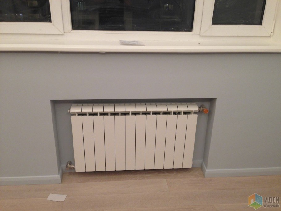 Радиаторы под подоконником теплопотери