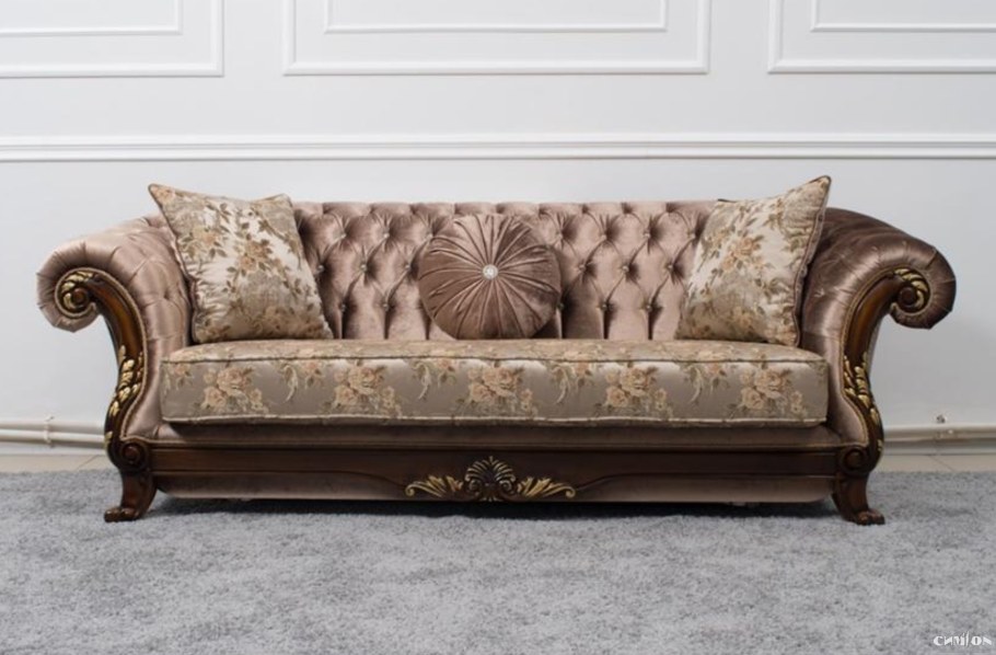 Диван 3 местный классический