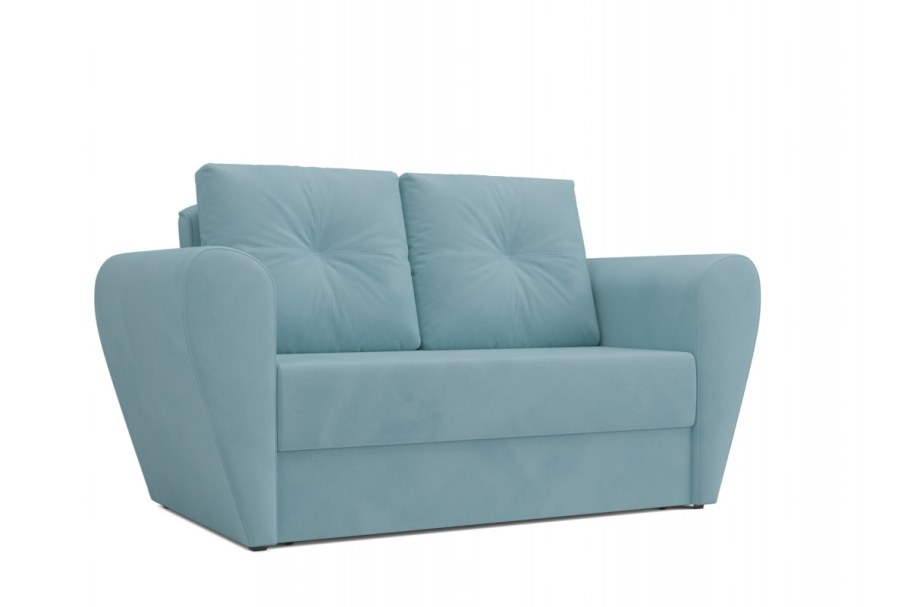 Прямой диван Боро №3 (бархат сине-зеленый /Star Velvet 43 Black Green) аккордеон