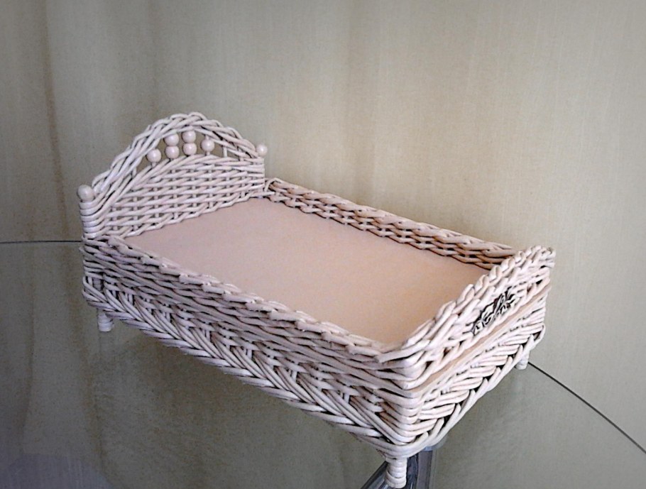 Предметы из бумажной лозы для кухни