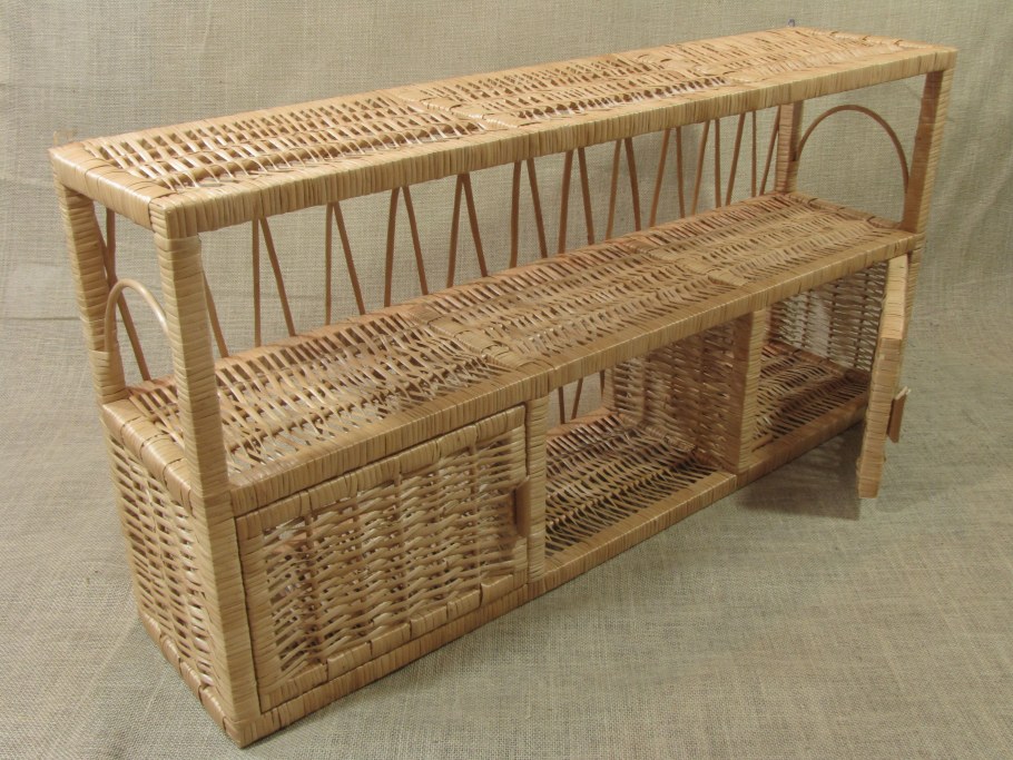 Плетеная мебель из газетных трубочек