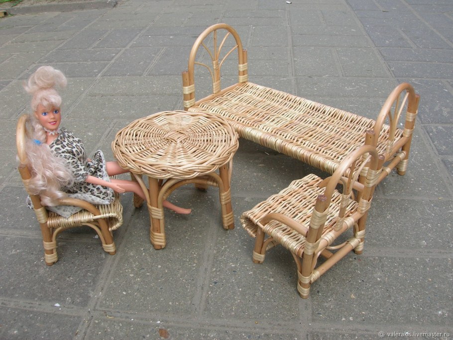 Плетеные изделия в интерьере