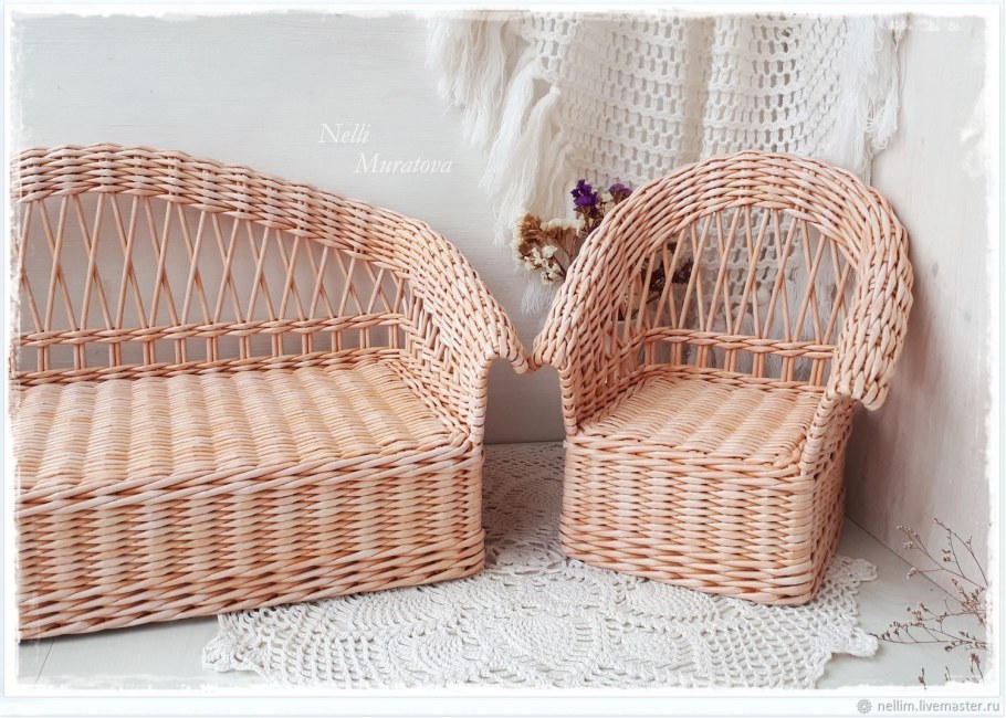 Мебель из бумажных трубочек