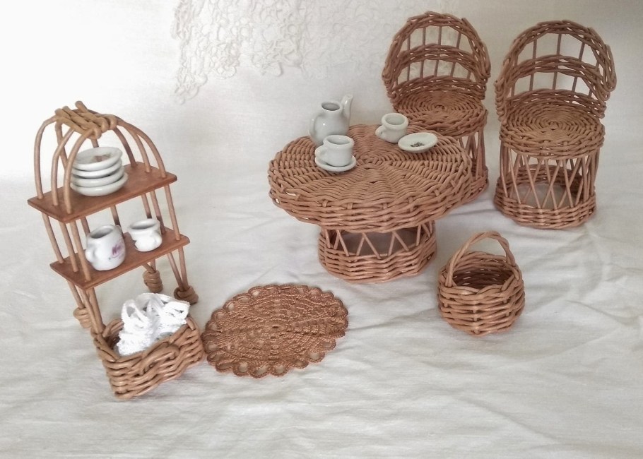 Плетеная мебель из бумажной лозы