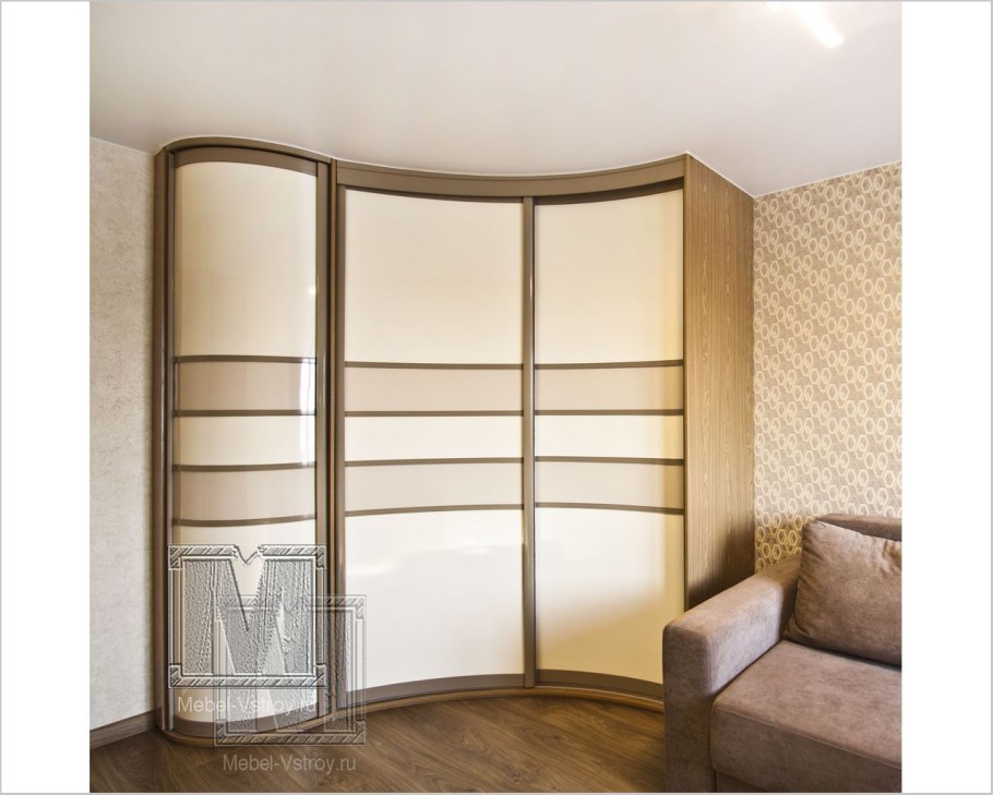 Шкаф купе радиусный Радион l