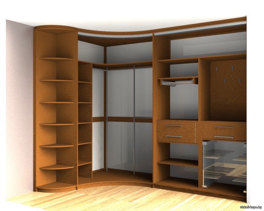 Шкаф угловой