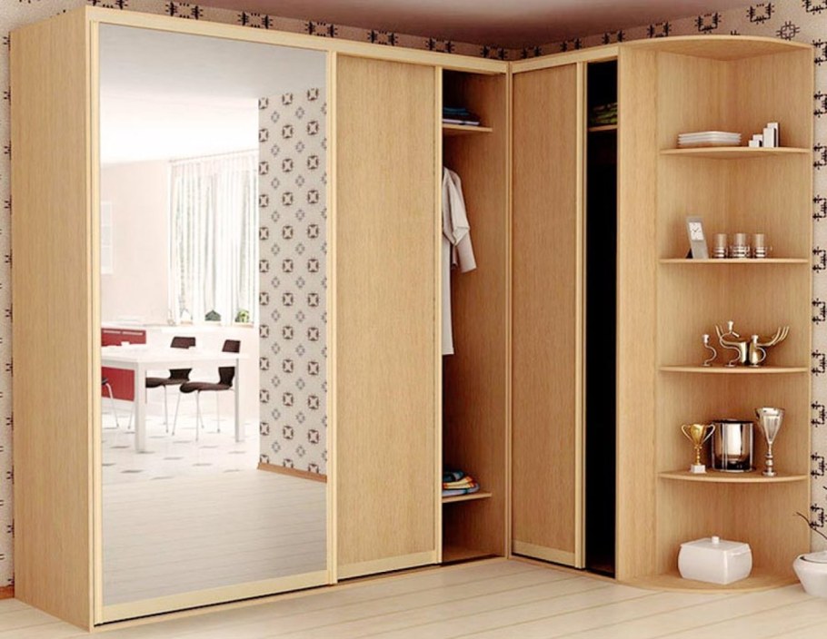 Шкаф-купе радиусный комфорт