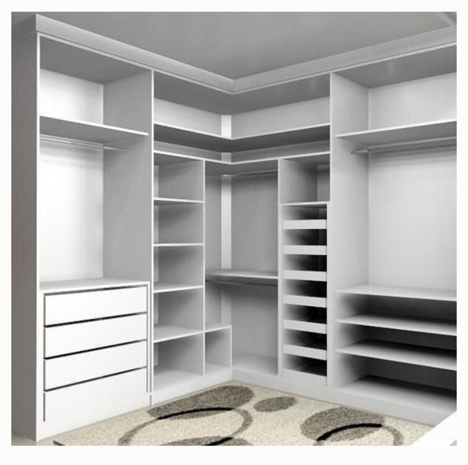 Встроенный угловой шкаф купе