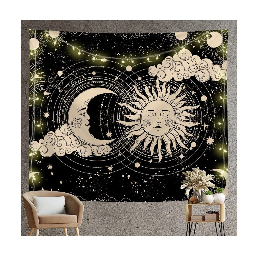 Абстрактный трафарет на стену