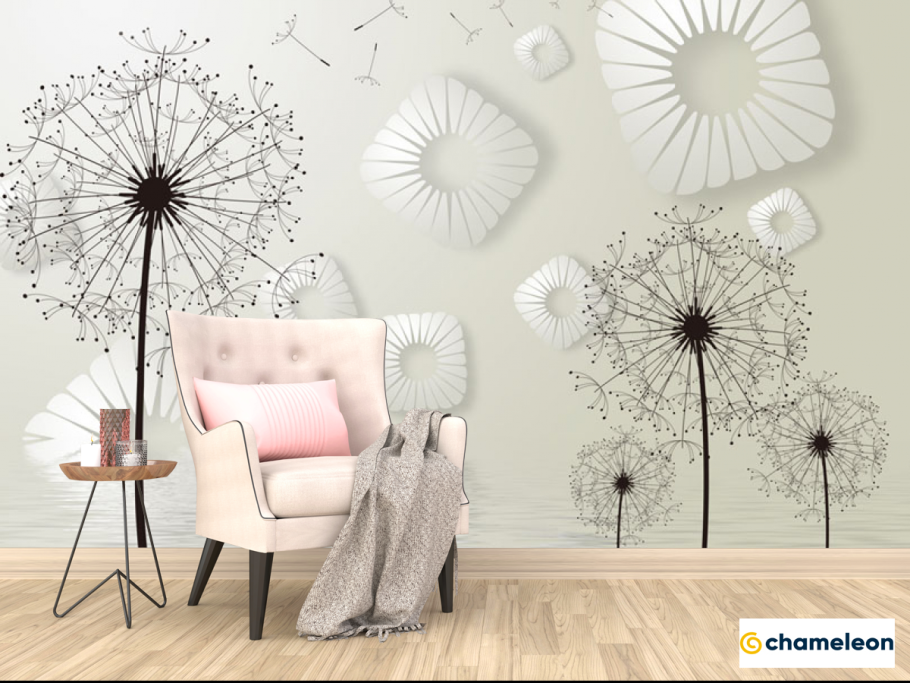 Фотообои одуванчик